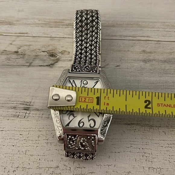 Lois Hill Swiss Made Tonneau Watch Woven Bracelet Ref LH-0071 5ATM main image 8
